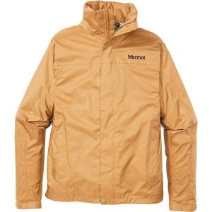 MARMOT Men’s Precip Eco Waterproof Rain Jacket – 100% Recycled, Breathable, Lightweight, Packable Raincoat(Scotch)