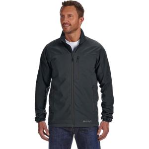 MARMOT Men’s Tempo Jacket – Breathable, Water-Resistant Softshell(Black)