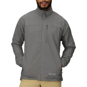 MARMOT Men’s Tempo Jacket – Breathable, Water-Resistant Softshell(Cinder – Latest Collection)