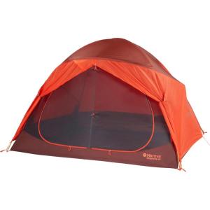 MARMOT Midpines 4P/6P Camping Tents & Footprints(6 Person (Red Sun/Picante))