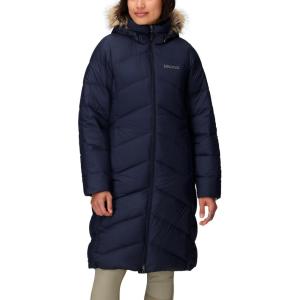 MARMOT Women’s Montreaux Full Length Down Puffer Coat(Midnight Navy – Latest Collection)