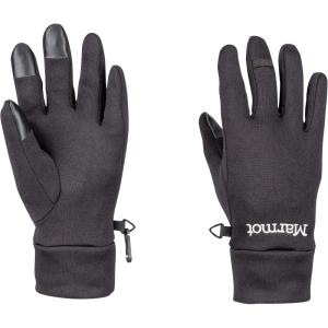 MARMOT Women’s Power Stretch Connect Cool-Weather Glove – Warm, All-Purpose Liner with Touchscreen Compatible Fingertips(Black)