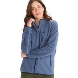 MARMOT Women’s Rocklin Full Zip Fleece Jacket(Storm)