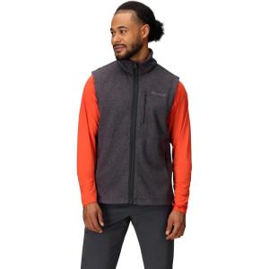 MARMOT mens Drop Line Vest(Black Heather)