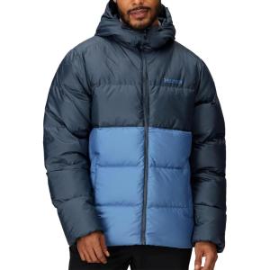MARMOT mens Guides Down Hoody Jacket(Thunderhead/Rain Cloud)