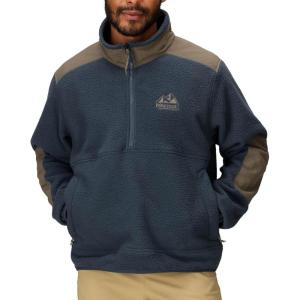 MARMOT mens Wanderer High Pile Fleece Pullover(Thunderhead/Claystone)