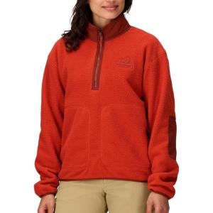 MARMOT womens Women’s Wanderer High Pile Fleece Pullover(Sumac)