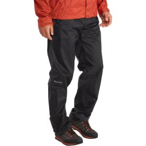 Marmot Men’s PreCip Eco Rain Pant – Lightweight, Waterproof, Packable Hiking Pants Made with Recycled Materials(Black)