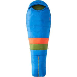 Marmot Men’s Sawtooth 15° Sleeping Bag, 650 Fill Down for Camping & Backpacking(Dark Azure/Foliage)