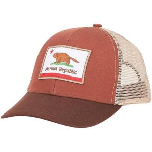 Marmot Unisex-Adult Retro Trucker Hat(Picante/Whiskey Brown)