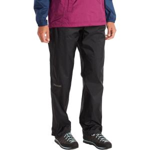 Marmot Womens Precip Full-Zip Pant | Lightweight, Waterproof(Black)