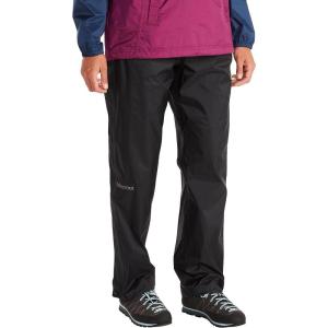 Marmot Womens Precip Full-Zip Pant | Lightweight, Waterproof(Jet Black)