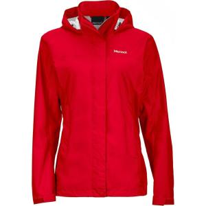 Marmot womens Women’s Precip Eco Waterproof Rain Jacket(Cherry Tomato)