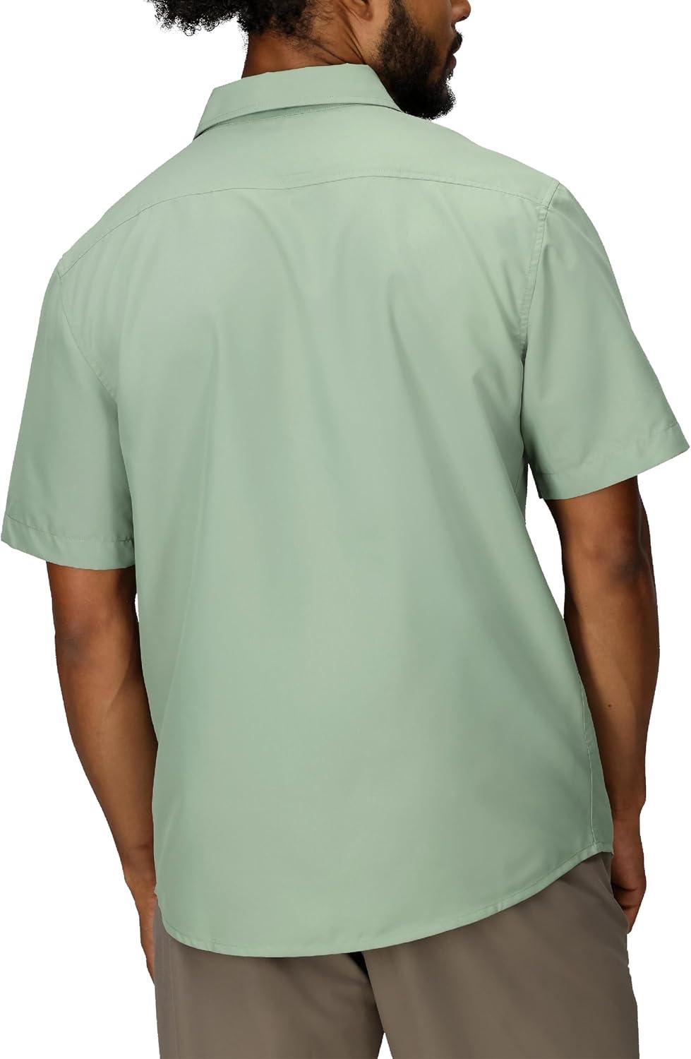 imageMARMOT Mens AirExchange UPF 40 Short Sleeve Shirt Lightweight Breathable QuickDry Agate Green XLarge