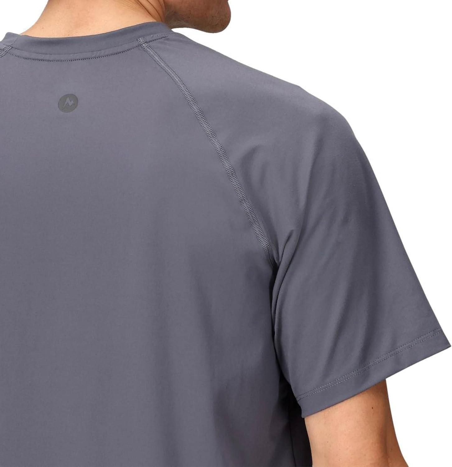imageMARMOT Mens Windridge MoistureWicking EcoFriendly Breathable UPF Short Sleeve ShirtSteel Onyx