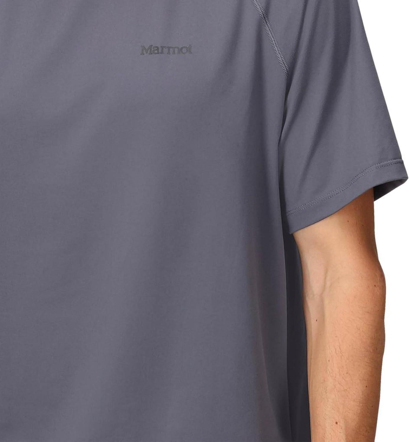 imageMARMOT Mens Windridge MoistureWicking EcoFriendly Breathable UPF Short Sleeve ShirtSteel Onyx
