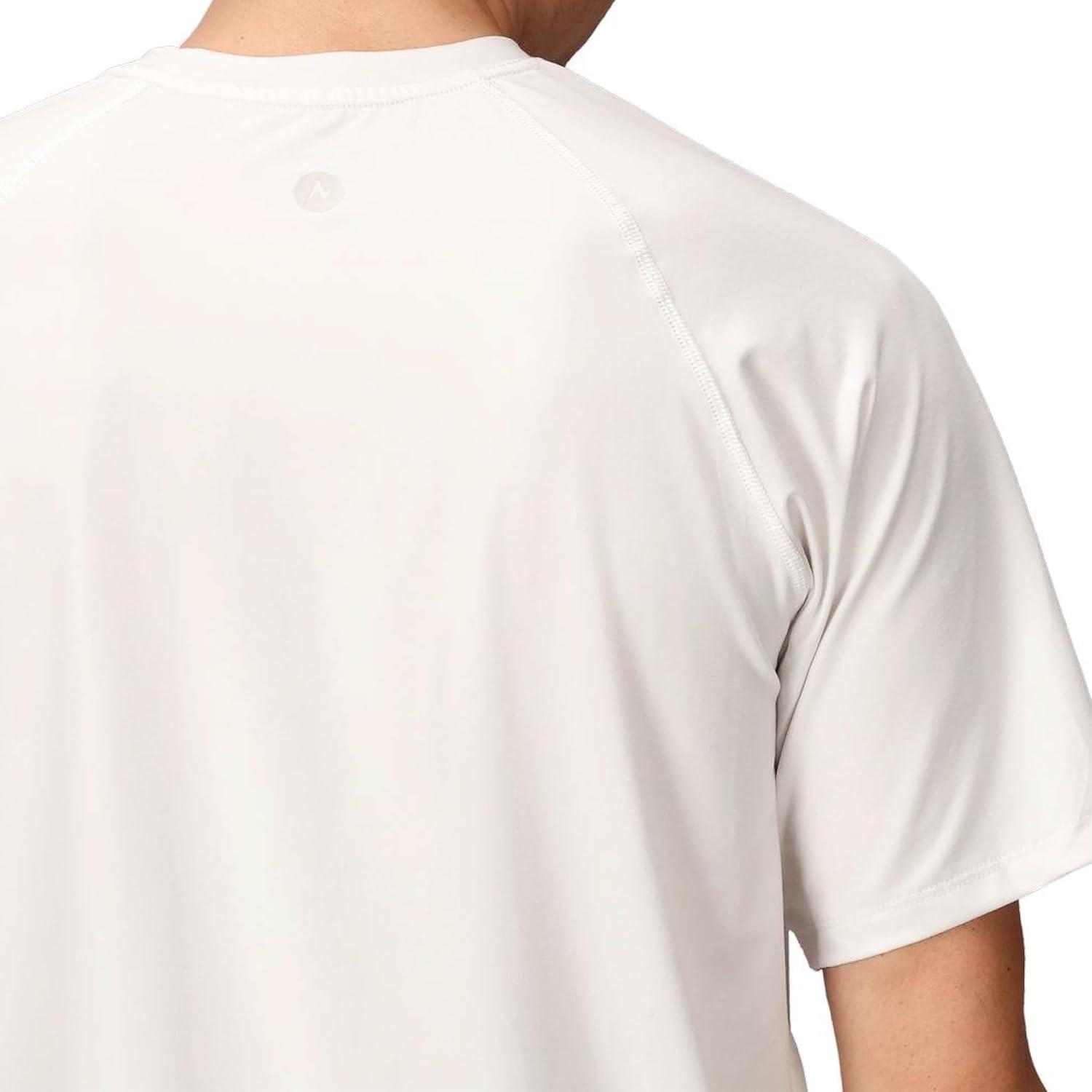 imageMARMOT Mens Windridge MoistureWicking EcoFriendly Breathable UPF Short Sleeve ShirtWhite
