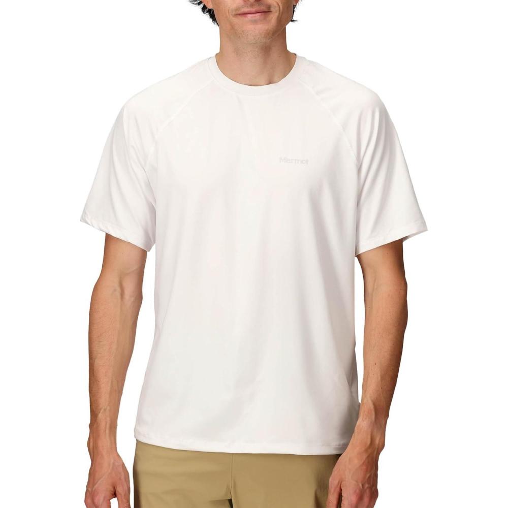 imageMARMOT Mens Windridge MoistureWicking EcoFriendly Breathable UPF Short Sleeve ShirtWhite