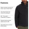 MARMOT Men’s Echo Featherless Jacket – Lightweight Down Alternative Puffer Coat, Black, Medium
