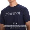 MARMOT Men’s Windridge Moisture-Wicking, Eco-Friendly, Breathable, UPF Short Sleeve Shirt(Arctic Navy)