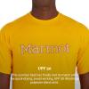 MARMOT Men’s Windridge Moisture-Wicking, Eco-Friendly, Breathable, UPF Short Sleeve Shirt(Golden Sun)