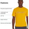 MARMOT Men’s Windridge Moisture-Wicking, Eco-Friendly, Breathable, UPF Short Sleeve Shirt(Golden Sun)