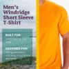 MARMOT Men’s Windridge Moisture-Wicking, Eco-Friendly, Breathable, UPF Short Sleeve Shirt(Orange Pepper)