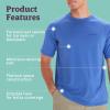 MARMOT Men’s Windridge Moisture-Wicking, Eco-Friendly, Breathable, UPF Short Sleeve Shirt(Trail Blue)