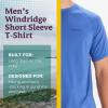 MARMOT Men’s Windridge Moisture-Wicking, Eco-Friendly, Breathable, UPF Short Sleeve Shirt(Trail Blue)