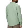 Marmot Men’s Aerobora Long Sleeve Button-Down Shirt – Lightweight, Packable, Quick-Drying UPF Protection(Agate Green)