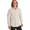 Marmot Men’s Aerobora Long Sleeve Button-Down Shirt – Lightweight, Packable, Quick-Drying UPF Protection(Moon)