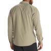 Marmot Men’s Aerobora Long Sleeve Button-Down Shirt – Lightweight, Packable, Quick-Drying UPF Protection(Vetiver)