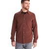 Marmot Men’s Aerobora Long Sleeve Button-Down Shirt – Lightweight, Packable, Quick-Drying UPF Protection(Whiskey Brown)