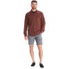 Marmot Men’s Aerobora Long Sleeve Button-Down Shirt – Lightweight, Packable, Quick-Drying UPF Protection(Whiskey Brown)