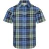 Marmot Mens Airexchange UPF 40 Short Sleeve Shirt(Arctic Navy Wayland Plaid)