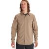 Marmot Men’s Aerobora Long Sleeve Button-Down Shirt – Lightweight, Packable, Quick-Drying UPF Protection(Desert Khaki)