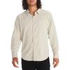 Marmot Men’s Aerobora Long Sleeve Button-Down Shirt – Lightweight, Packable, Quick-Drying UPF Protection(Sandbar)