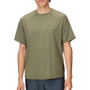 MARMOT Men’s Windridge Moisture-Wicking, Eco-Friendly, Breathable, UPF Short Sleeve Shirt(Olive Grove)