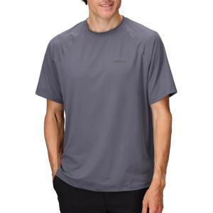MARMOT Men’s Windridge Moisture-Wicking, Eco-Friendly, Breathable, UPF Short Sleeve Shirt(Steel Onyx)