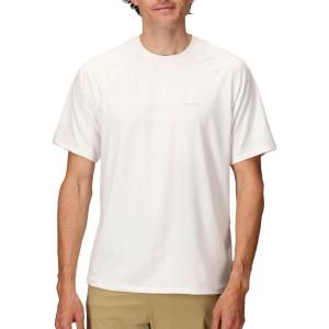 MARMOT Men’s Windridge Moisture-Wicking, Eco-Friendly, Breathable, UPF Short Sleeve Shirt(White)