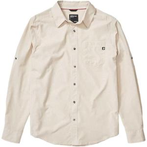 Marmot Men’s Aerobora Long Sleeve Button-Down Shirt – Lightweight, Packable, Quick-Drying UPF Protection(Moon)