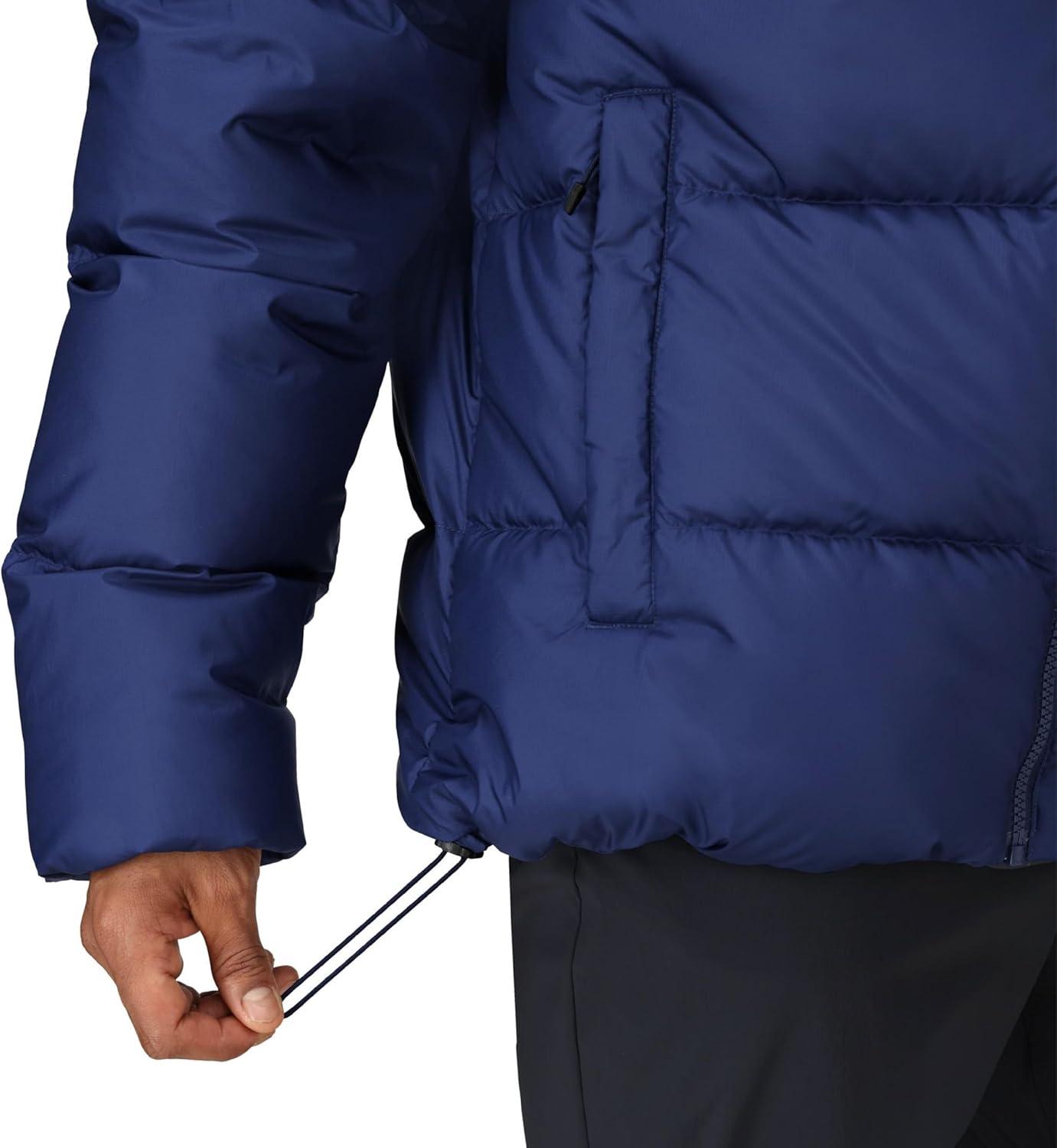 imageMARMOT Mens Guides Down Hoody Down Filled Water Resistant Puffer Jacket with Hood Arctic Navy Large