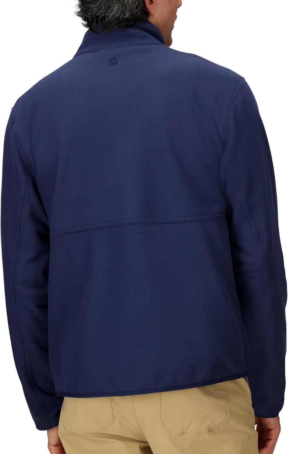 imageMARMOT Mens Rocklin FullZip Jacket Classic Warm Lightweight 100Weight Fleece LayerArctic Navy