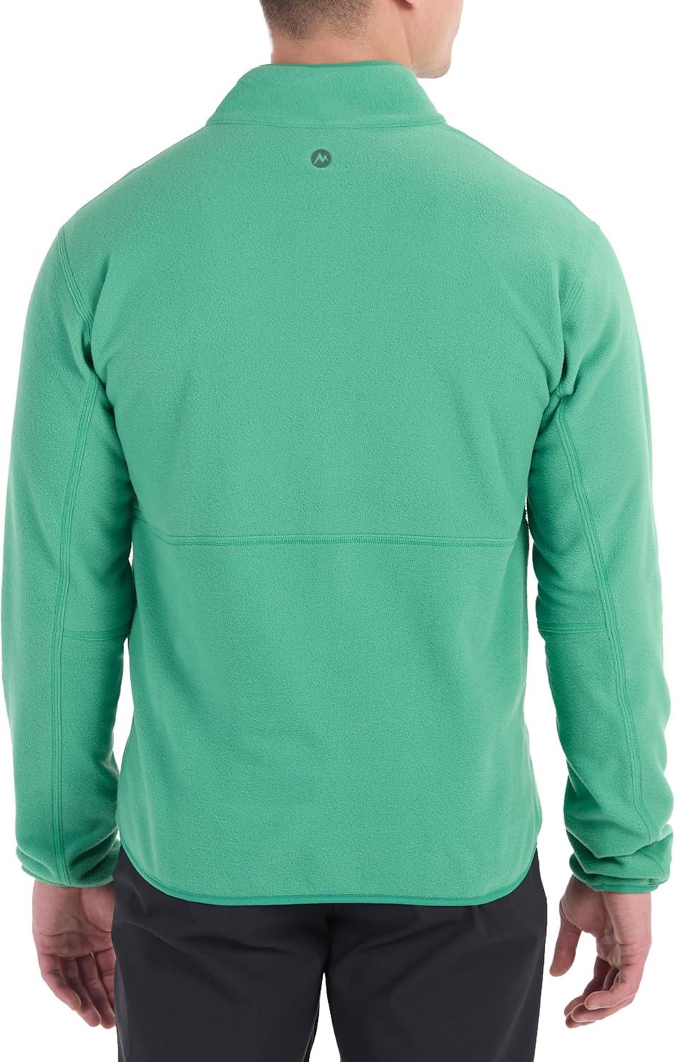 imageMARMOT Mens Rocklin FullZip Jacket Classic Warm Lightweight 100Weight Fleece LayerClover