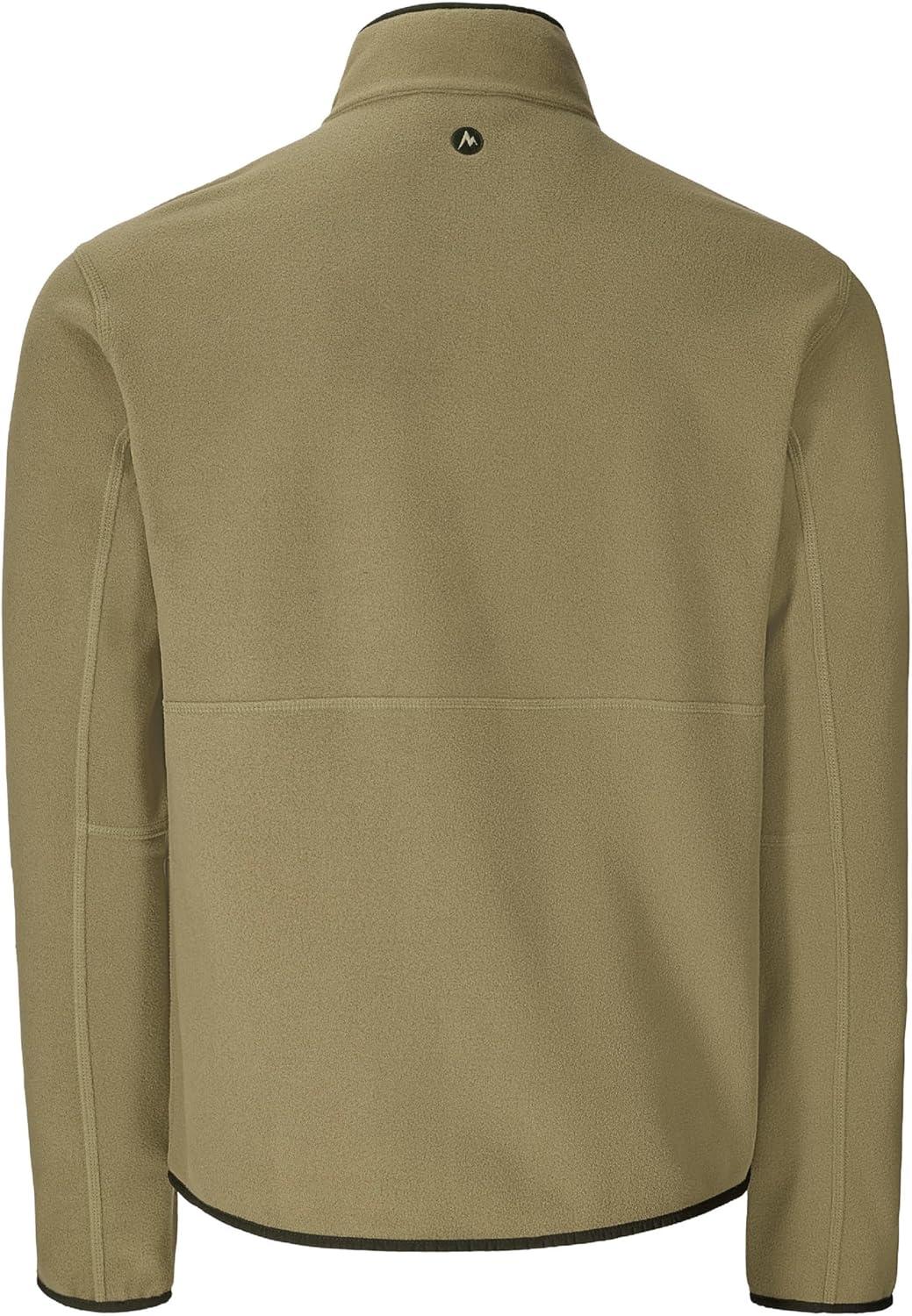 imageMARMOT Mens Rocklin FullZip Jacket Classic Warm Lightweight 100Weight Fleece LayerOlive Grove
