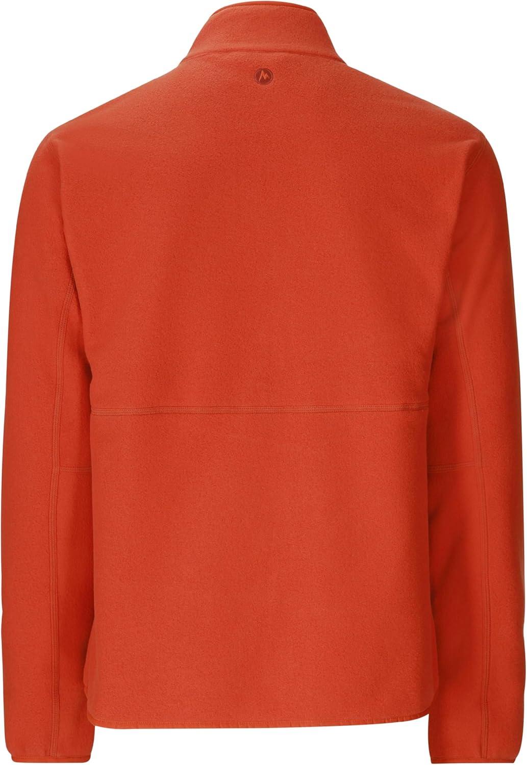imageMARMOT Mens Rocklin FullZip Jacket Classic Warm Lightweight 100Weight Fleece LayerSumac