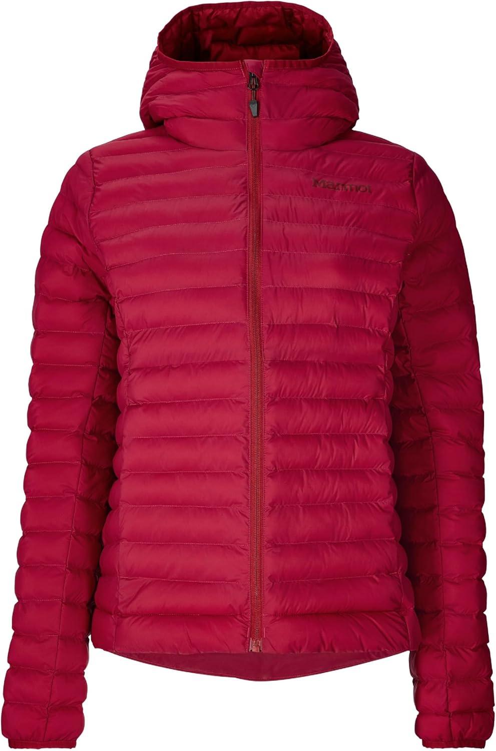 imageMARMOT Womens Echo Featherless Hoody Lightweight DownAlternative Puffer Jacket with HoodRed Mulberry