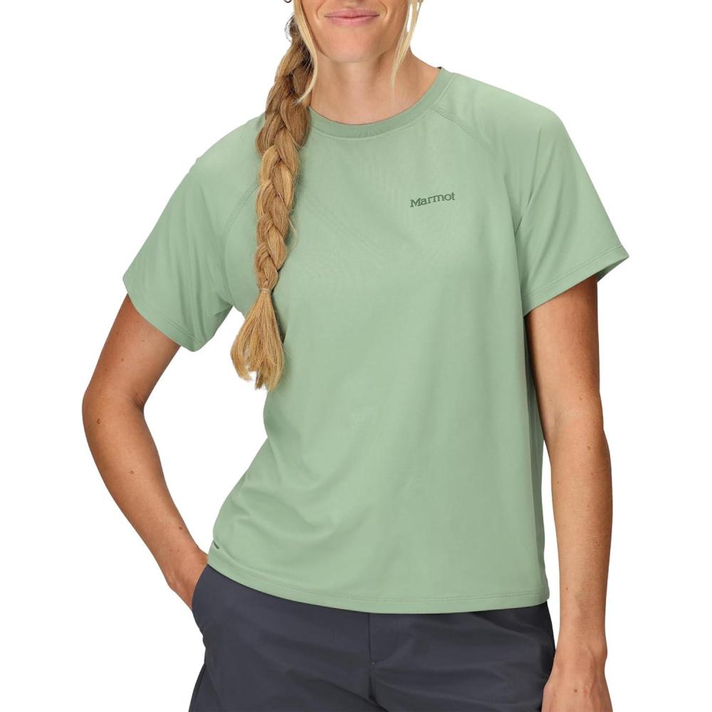imageMARMOT Womens Windridge Short Sleeve ShirtAgate Green