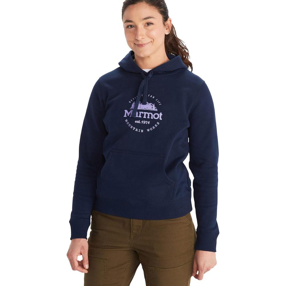 imageMARMOT womens Womens Culebra Peak HoodyArctic Navy