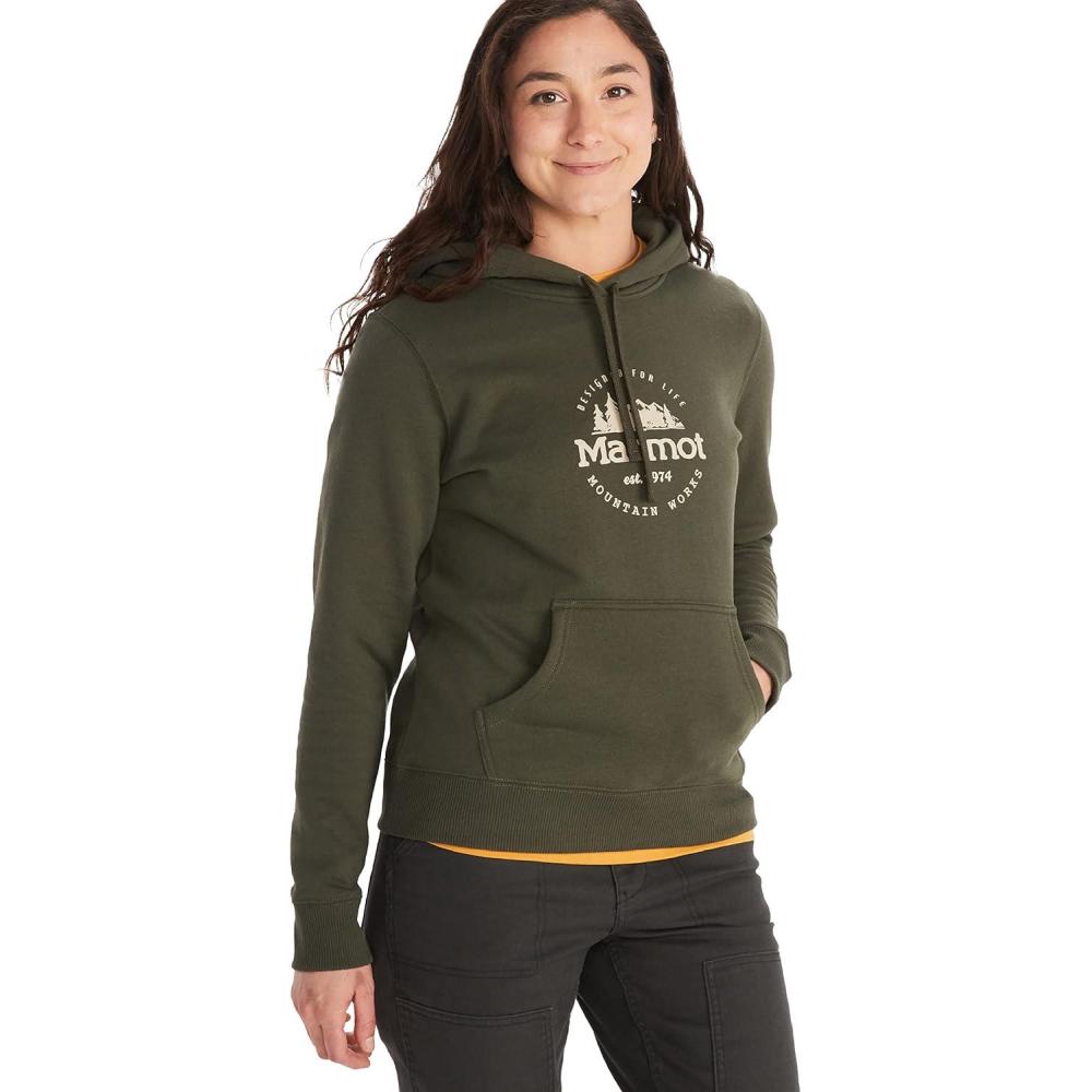 imageMARMOT womens Womens Culebra Peak HoodyNori